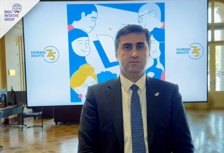 El Director Ejecutivo del Grupo de Iniciativa de Bakú hizo una declaración en la reunión del Comité de Derechos Humanos de la ONU
