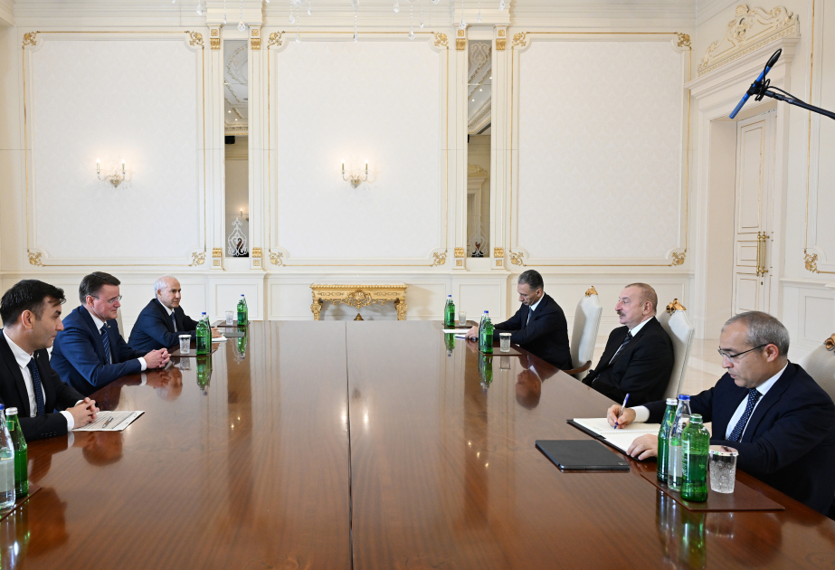 Präsident Ilham Aliyev empfängt CEO von MAN Truck & Bus AKTUALISIERT VIDEO