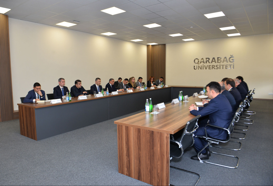 Baş Prokurorluğun nümayəndə heyəti Qarabağ Universitetinin tələbələri ilə görüşüb