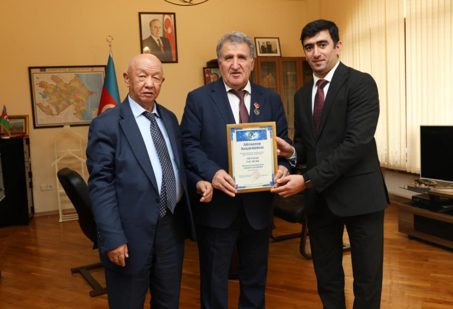 Azərbaycan alimi Beynəlxalq Aytmatov Akademiyasının fəxri üzvü seçilib