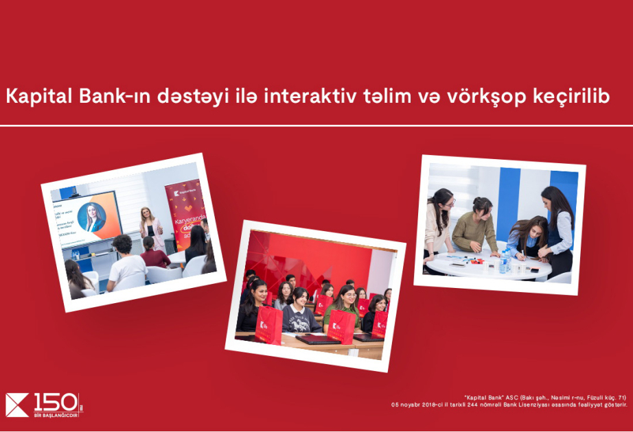® Tələbələr üçün “Emosional zəka” və “Karyeraya doğru yol” adlı təlimlər keçirilib