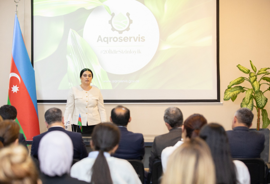 “Aqroservis” ASC-nin yaranmasının 20 illiyi qeyd edilib