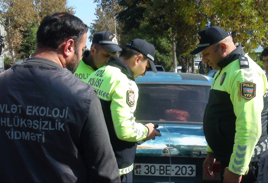 Qaydaları pozan sürücülər barədə inzibati tənbeh tədbirləri görülüb VİDEO