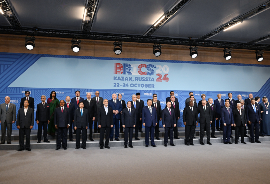 In Kasan erste Plenarsitzung des 16. BRICS-Gipfels im Format Outreach/BRICS+ stattgefundenPräsident Ilham Aliyev nahm an Sitzung teil VIDEO