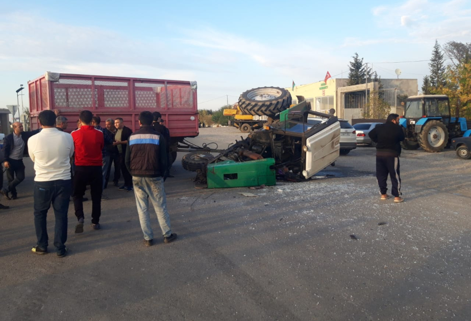Biləsuvarda yol qəzası olub, ölən və yaralananlar var