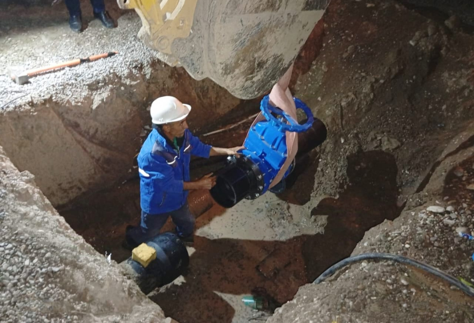 Naxçıvan şəhərinin su təminatı yaxşılaşdırılır