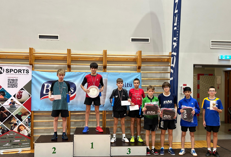 Azərbaycanın stolüstü tennis millisi beynəlxalq yarışın qalibi olub