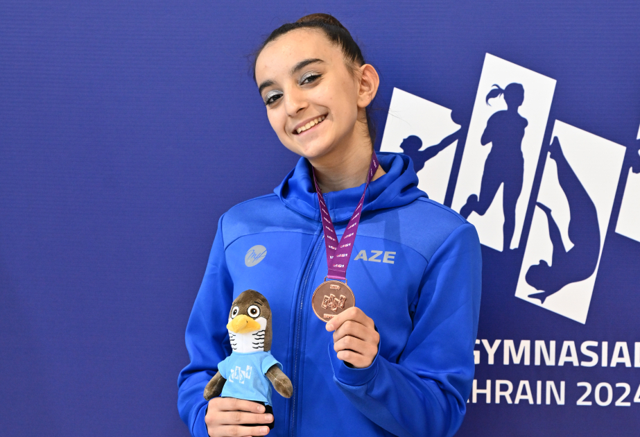Azərbaycanın aerobika gimnastı Gimnaziadada bürünc medal qazanıb
