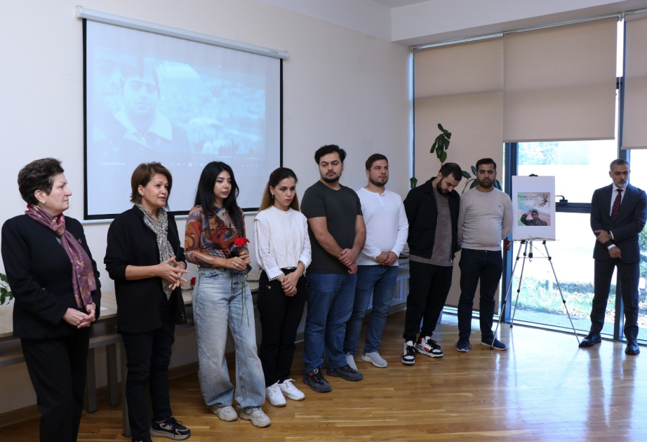 AzMİU-da şəhid Ramil Ağayevin adına studiyanın açılışı olub