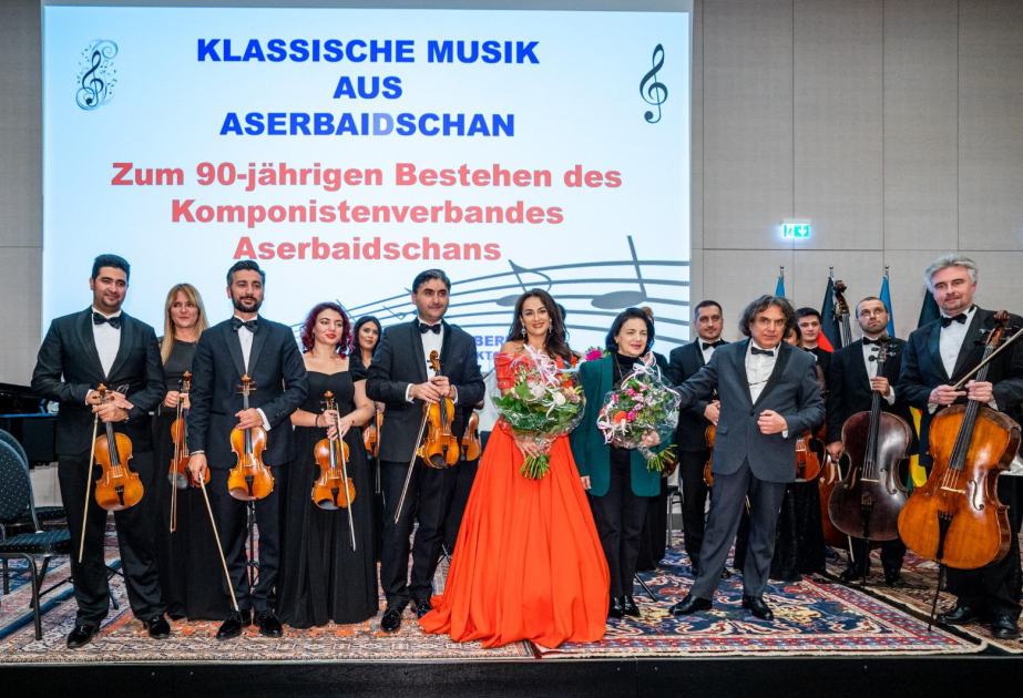 Azərbaycan Bəstəkarlar İttifaqının 90 illik yubileyi münasibətilə Berlində klassik musiqi gecəsi təşkil olunub