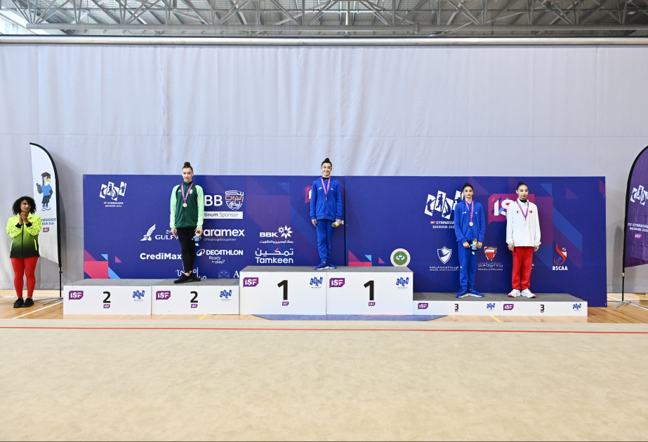 Azerbaijani rhythmic gymnast claims gold at ISF Gymnasiade Bahrain 2024