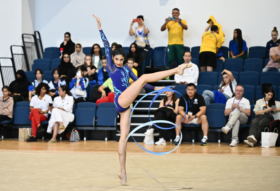 Azərbaycanın bədii gimnastı Gimnaziadada daha bir medal qazanıb