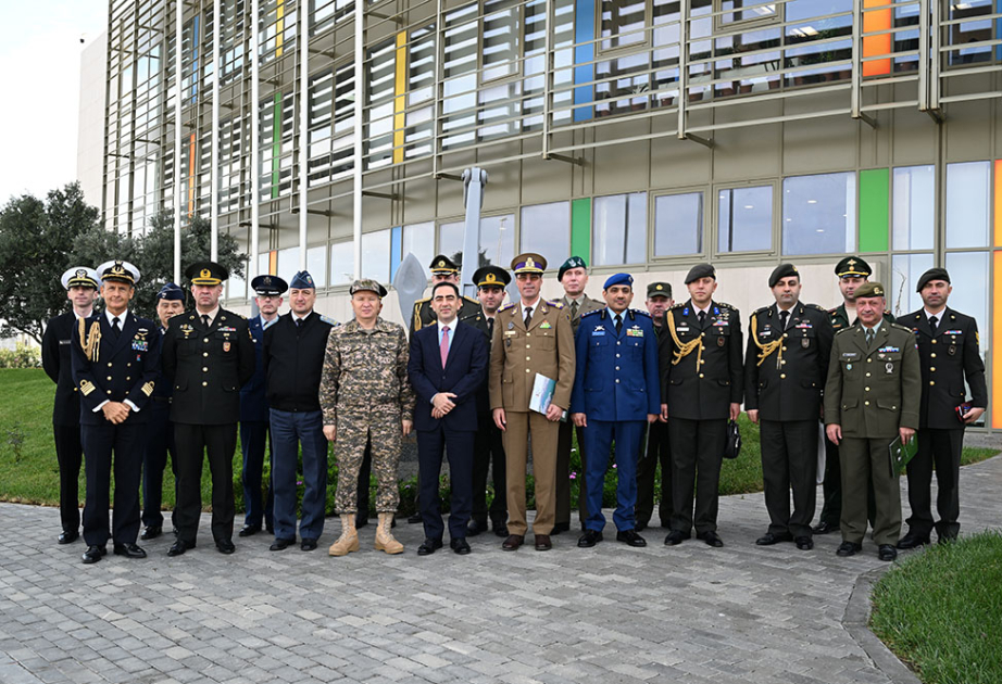 Military attachés visit Baku International Sea Trade Port