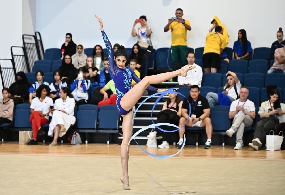 Gimnasta azerbaiyana gana medalla de oro en la Gymnasiade