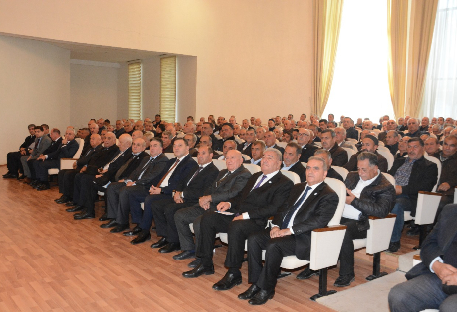 İmişli Rayon Ağsaqqallar Şurasının Zəfər Gününə həsr edilmiş konfransı olub