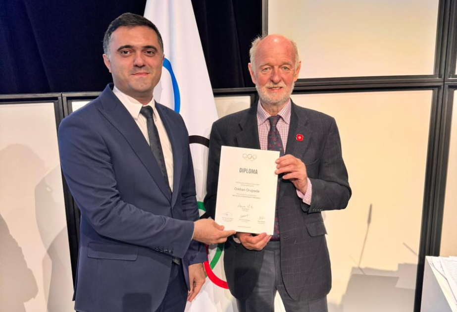 Azərbaycan Cüdo Federasiyasının nümayəndəsi Beynəlxalq Olimpiya Komitəsinin diplomu ilə təltif edilib