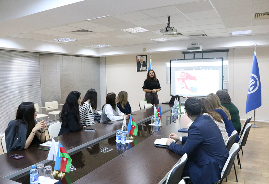 Xorvatiyalı mütəxəssis Azərbaycan Universitetində təcrübə mübadiləsində olub