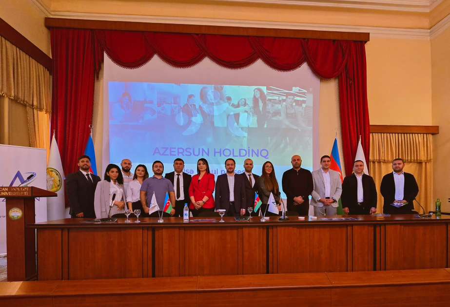 “Azərsun Holdinq”in əməkdaşları Aqrar Universitetin tələbələri ilə görüşüblər