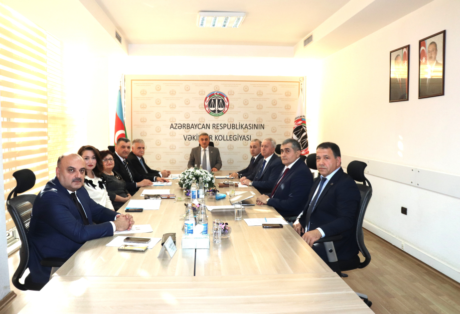 Vəkillər Kollegiyası Rəyasət Heyətinin iclasında bir sıra qərarlar qəbul edilib