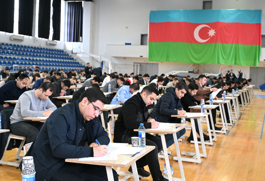 Prokurorluq orqanlarına qulluğa qəbulla bağlı müsabiqənin yazılı imtahan mərhələsi keçirilib