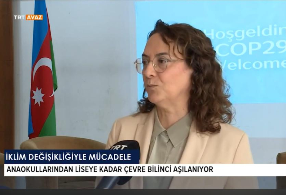 Телеканал TRT Avaz рассказал зрителям о подготовке к COP29