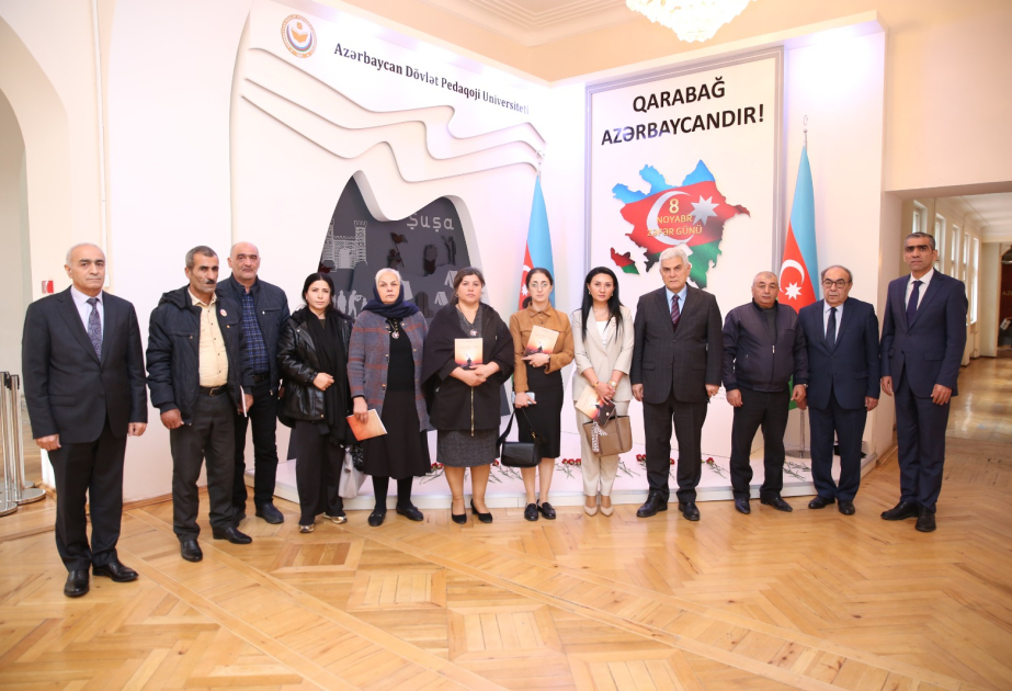 Pedaqoji Universitetdə “Zəfərnamə” təqdim edildi – şəhid tələbə və məzunların ailə üzvləri ilə görüş