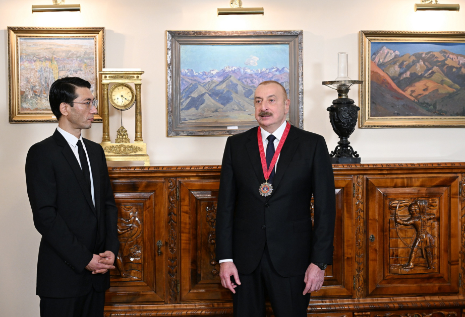Le président Ilham Aliyev décoré de l’ordre Tchinguiz Aïtmatov à Bichkek MIS A JOUR VIDEO