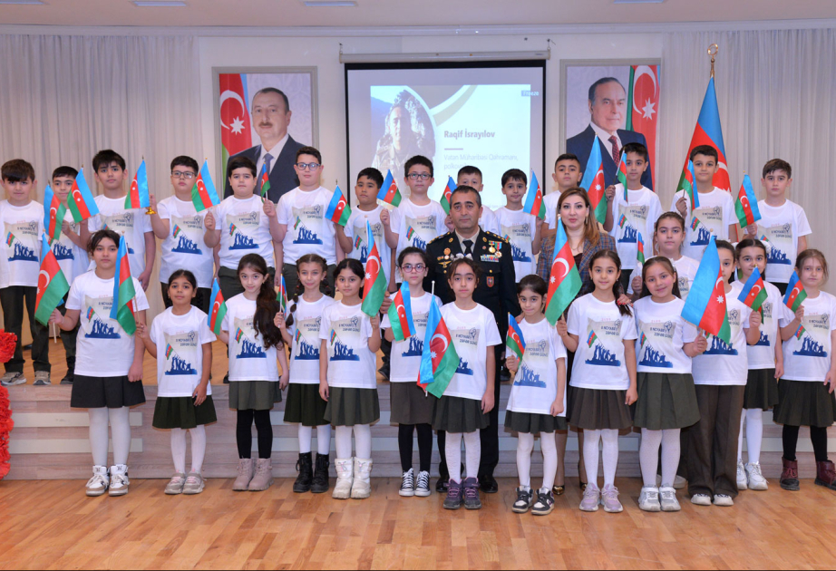 Vətən Müharibəsi Qəhrəmanı Raqif İsrayılov “Məktəbdə...” layihəsinin qonağı olub