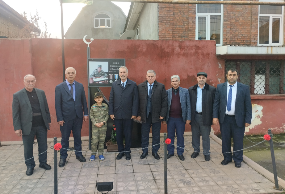 Pedaqoji Universitetin şəhid məzununun ailəsi ziyarət olunub