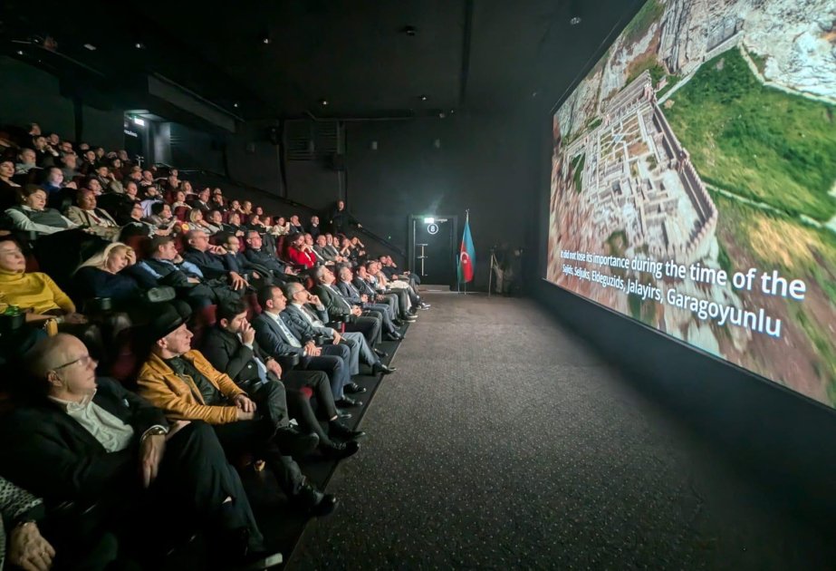 Naxçıvanda lentə alınmış “Nuhun izi ilə” filminin Stokholmda premyerası olub
