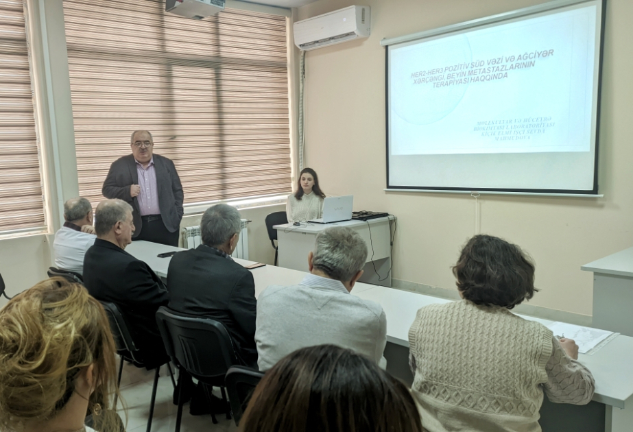 Pozitiv süd vəzi və ağciyər xərçəngi, beyin metastazlarının terapiyası mövzusunda elmi seminar keçirilib