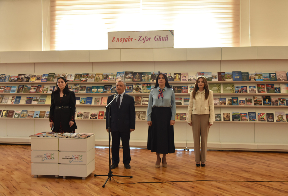 Milli Kitabxanada Zəfər Gününə həsr olunmuş tədbir təşkil edilib