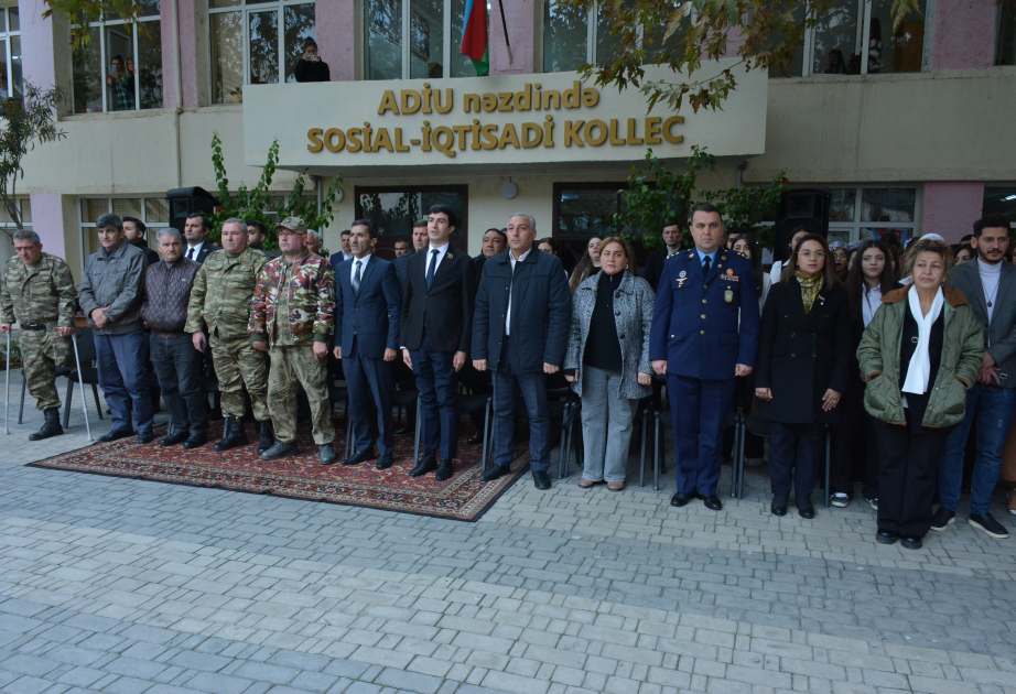 Sosial-İqtisadi Kollecdə “Zəfərin mübarək, Vətən!” adlı tədbir keçirilib