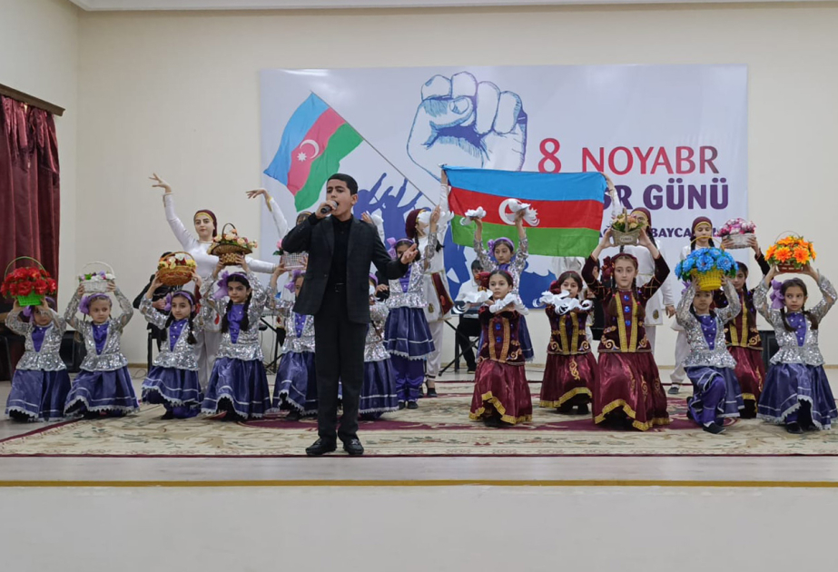 Ağcabədidə Zəfər Gününə həsr olunmuş konsert təşkil edilib