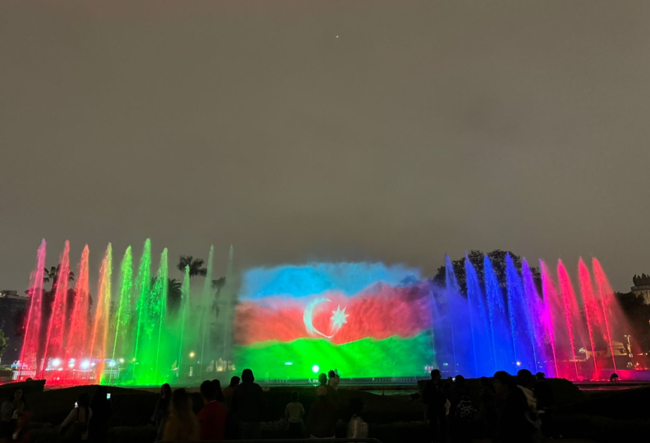 Celebración del Día de la Victoria de Azerbaiyán en el centro de Lima, Perú