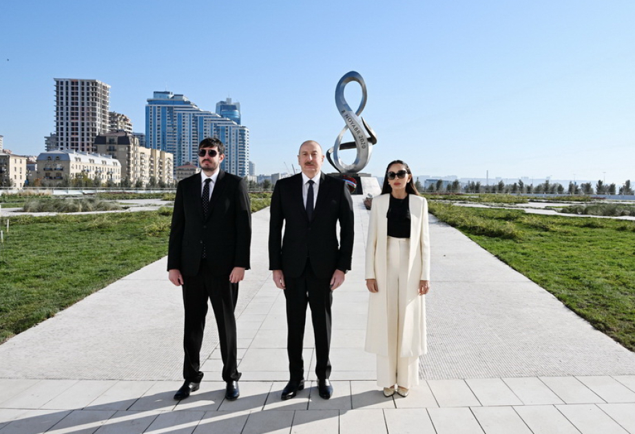 Le président Ilham Aliyev participe à l’inauguration du Parc de la Victoire  MIS A JOUR VIDEO