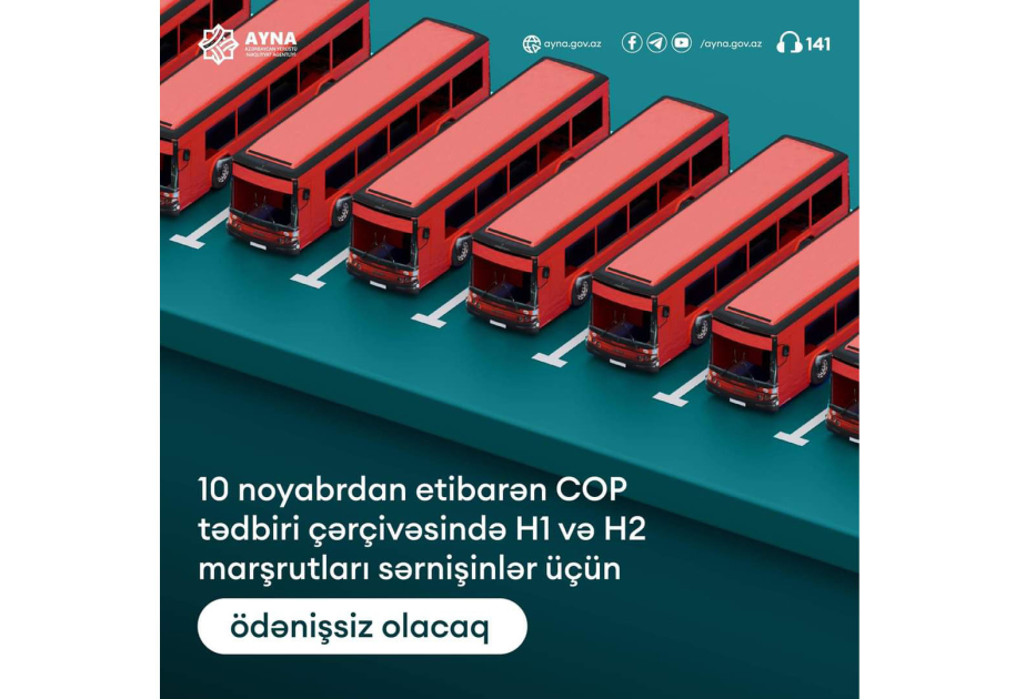 Hava Limanından paytaxtın 2 istiqamətində ödənişsiz ekspres xətlər fəaliyyət göstərəcək