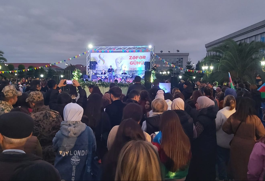 Lənkəranda Zəfər Günü coşquyla qeyd olunub