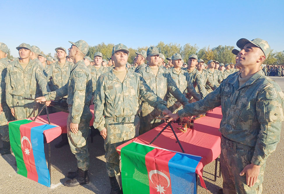 Azerbaijan Army holds military oath-taking ceremonies