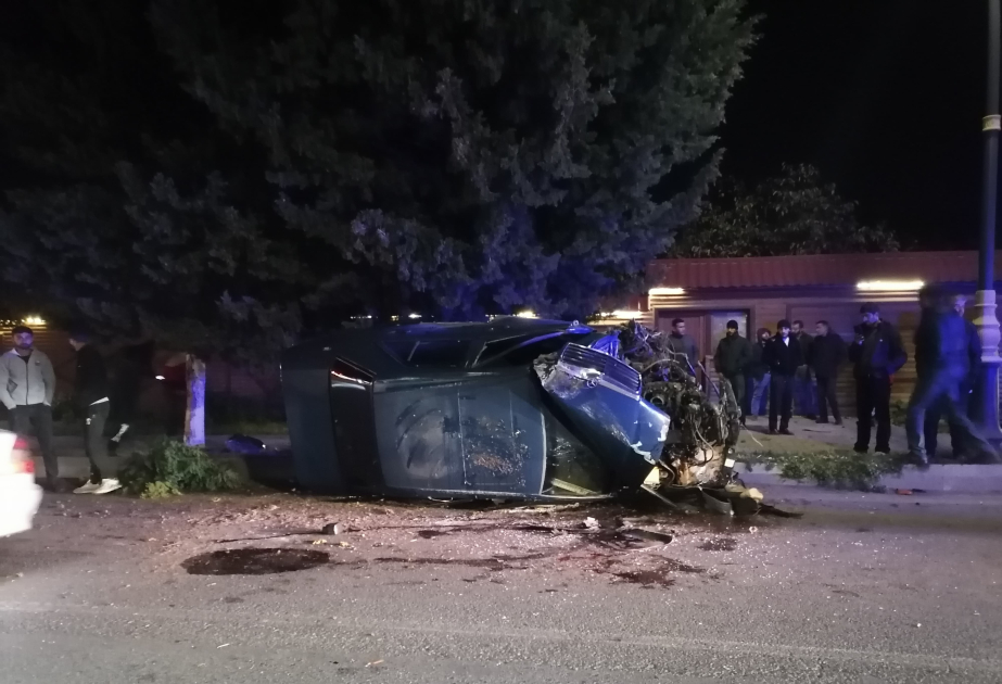 Göyçayda ağır yol qəzası baş verib, xəsarət alanlar var