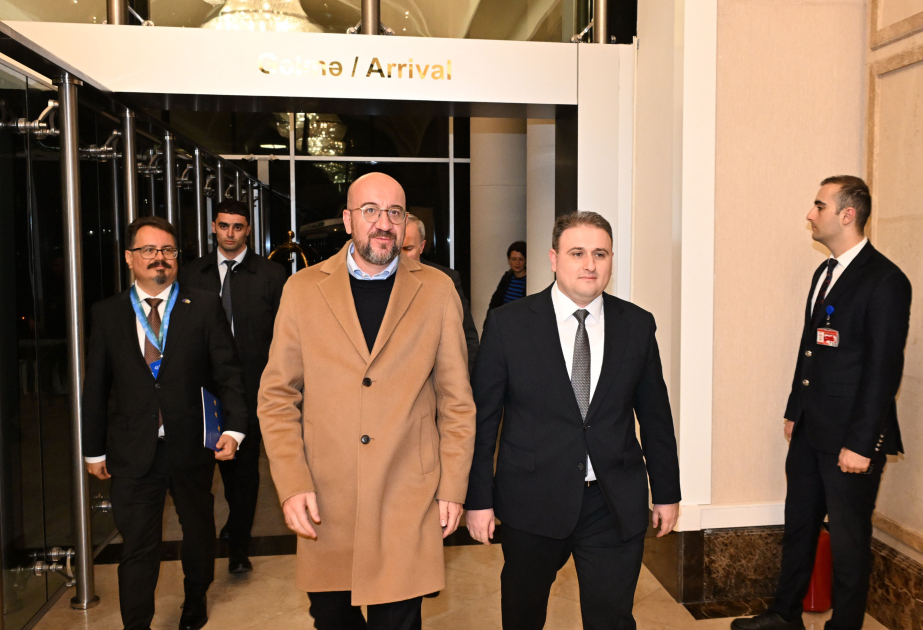 President of European Council arrives in Azerbaijan