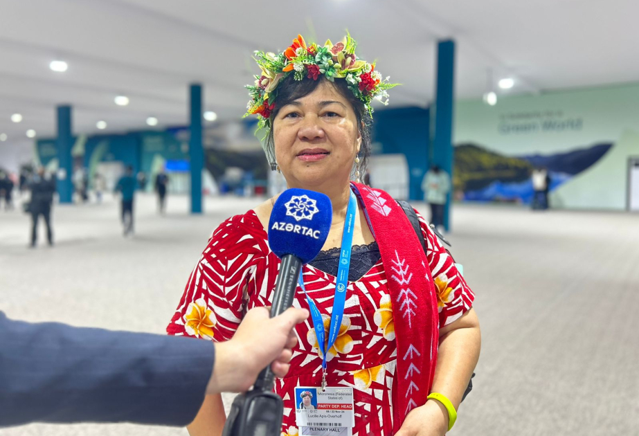 Люсиль Апис Оверхофф: Мы ожидаем от COP29 перемен, которые решат дальнейшую судьбу Микронезии ВИДЕО