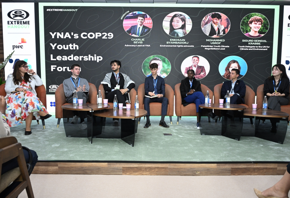 COP29 çərçivəsində “Gənc liderlik” forumu keçirilib