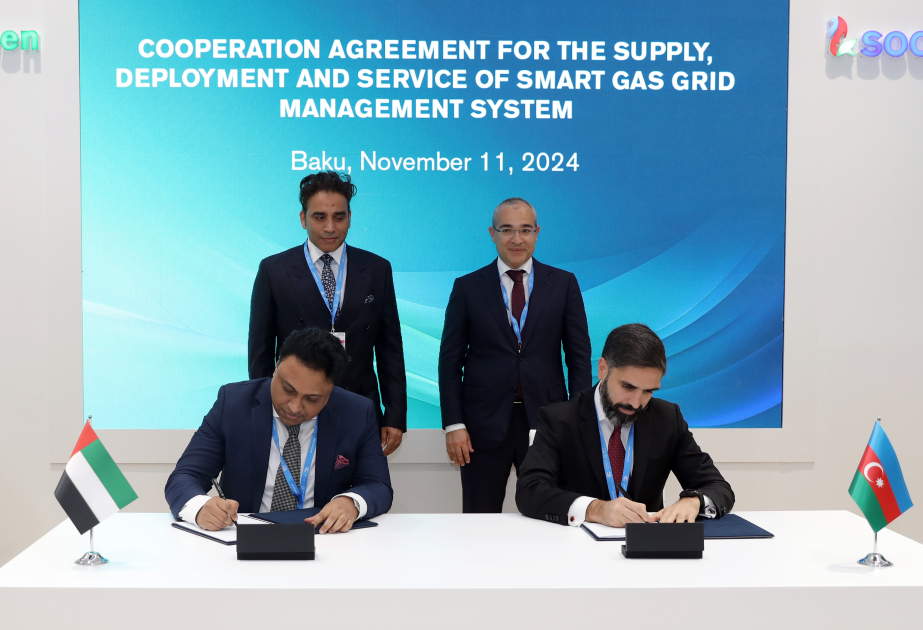 SOCAR, "IntelliGrid" sign smart gas grid management deal within COP29