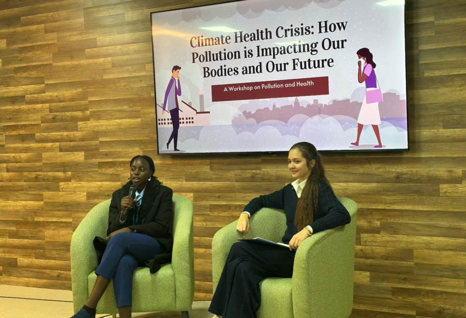 Baku hosts workshop on “Climate Health Crisis: How pollution is impacting our bodies and our future” within COP29