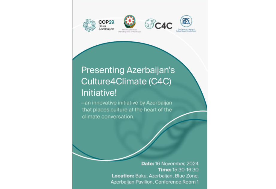 COP29 çərçivəsində Mədəniyyət Nazirlərinin 2-ci Yüksək Səviyyəli Görüşü keçiriləcək