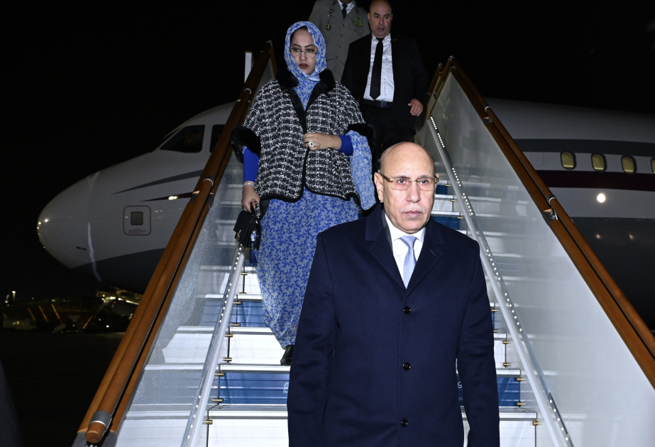El Presidente de la República Islámica de Mauritania se encuentra de visita en Azerbaiyán