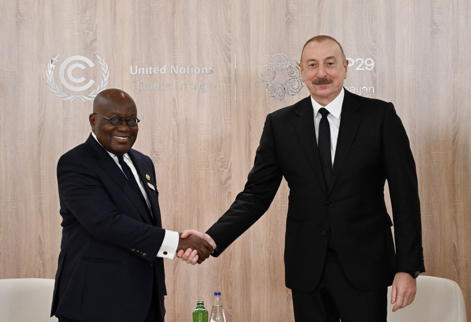 President Ilham Aliyev met with President of Ghana VIDEO