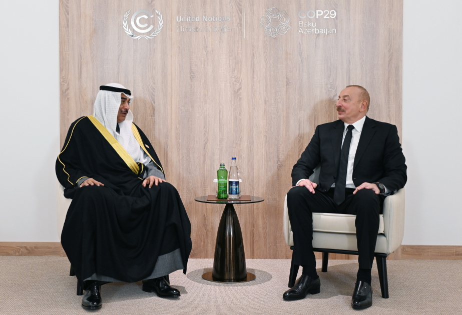 Präsident Ilham Aliyev trifft sich mit Kronprinz Kuwaits AKTUALISIERT VIDEO