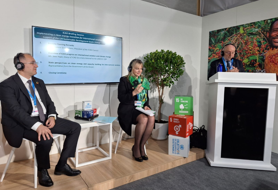 В рамках COP29 состоялось мероприятие, связанное с международной гражданской авиацией